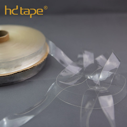 10mm Oeko-tex 100 tpu clear transparent elastic framilon tape for bra straps