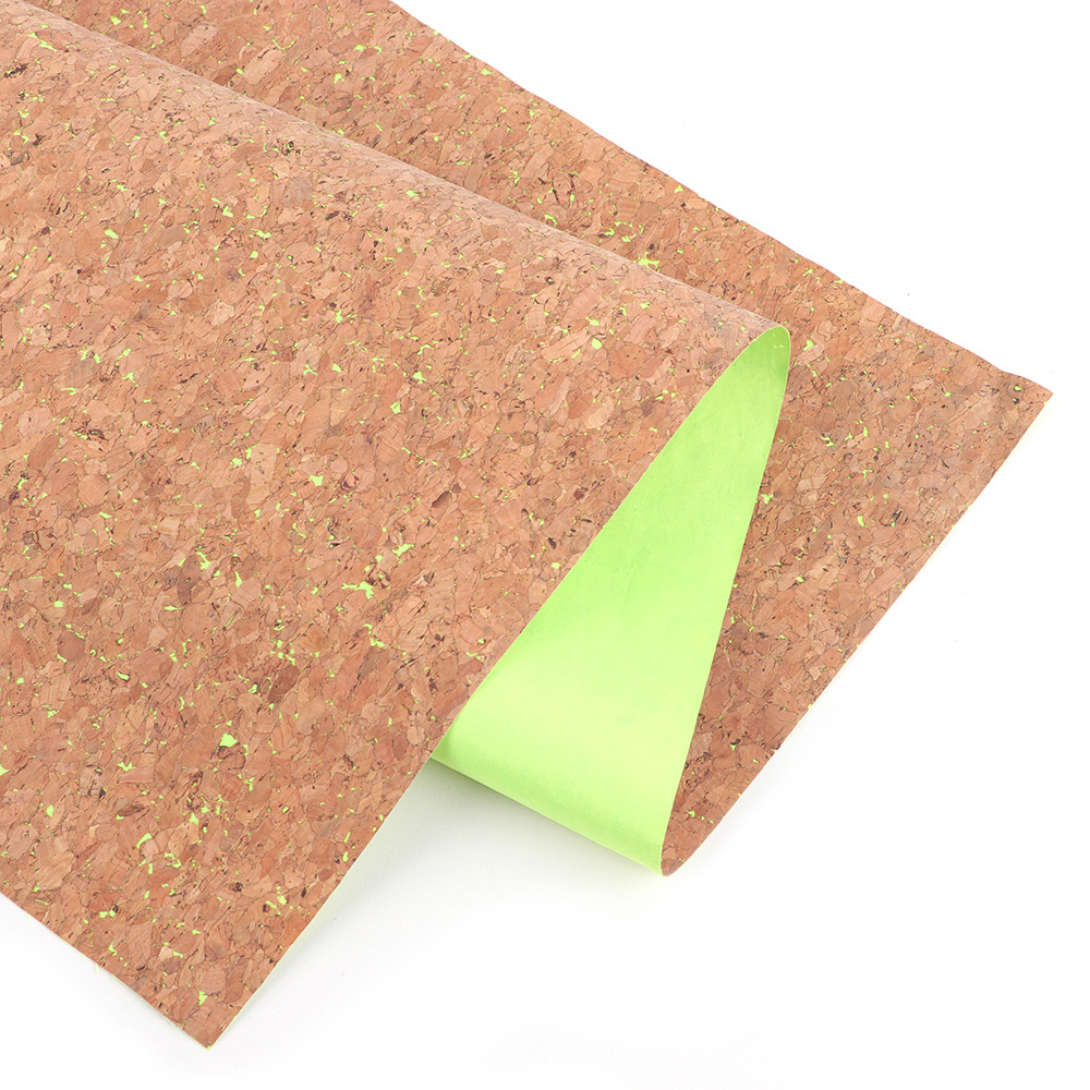 Factory Direct Sales Environmental Protection Natural Cork Leather Fabric PU