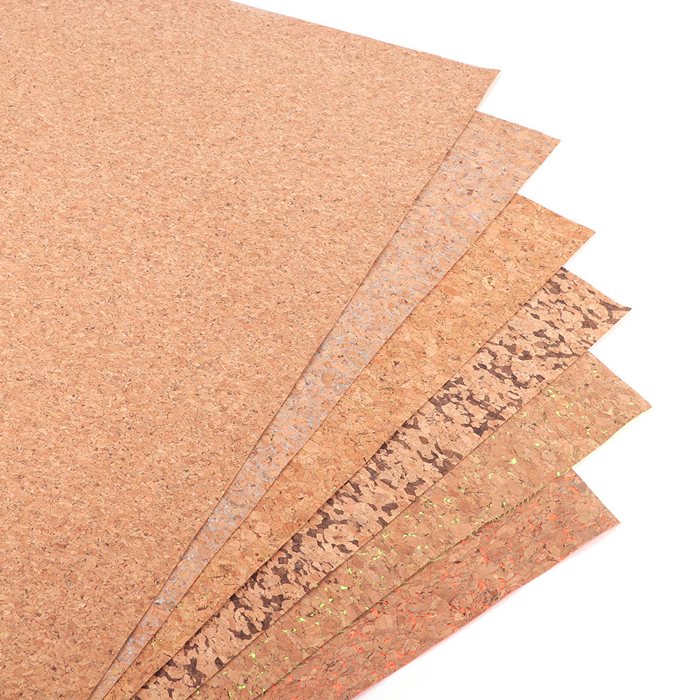 Factory Direct Sales Environmental Protection Natural Cork Leather Fabric PU