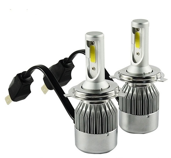 Auto+Lighting+System Car auto 3 color 200 watts dual color luces 72W H1 H3 H7 H4 H11 9005 9006  c6 led headlight bulb kit