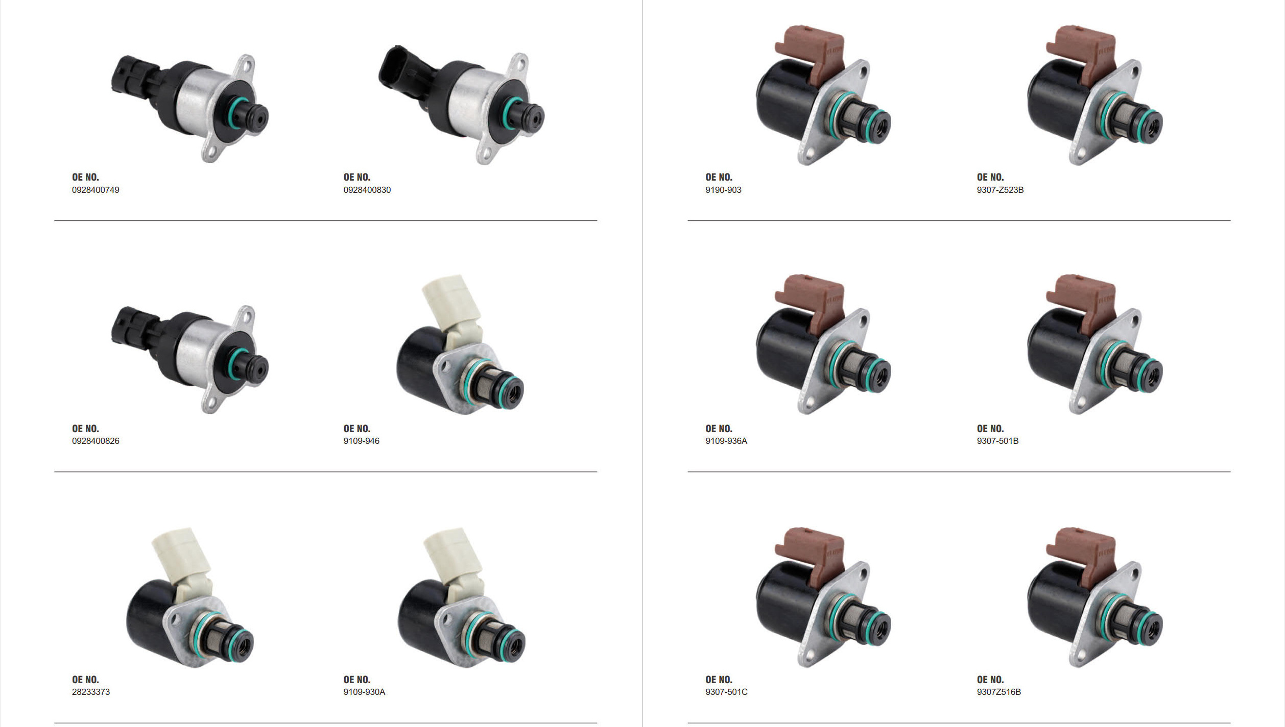 For Bosch/For Delphi/For Denso materials Diesel fuel pump injection metering solenoid valve 0928400689 for PERKINS T4 10807