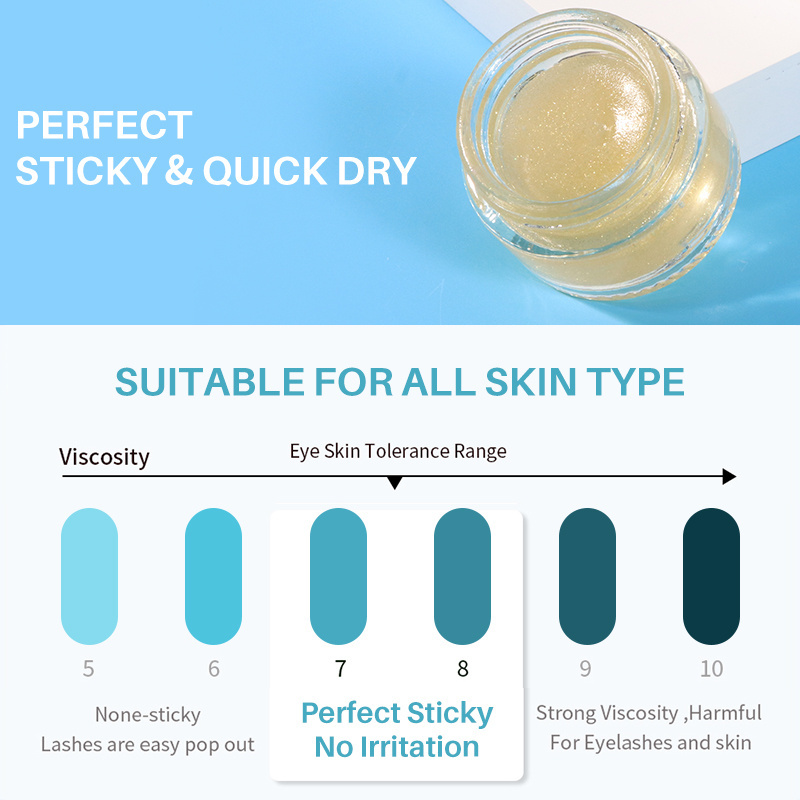 Adhesive glue balm lash lift Cream Gel Sticky Lifting Lash flashing Wax strong Fixing Glue Adhesive Cream For Salon Eyelash Perm