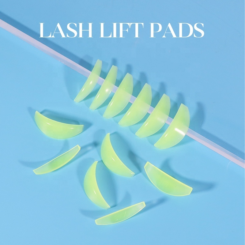 Self Sticky lashes lift shields Super soft lashlift rods lash perm oem silicone lashes pads Custom color eyelash perm lift pads