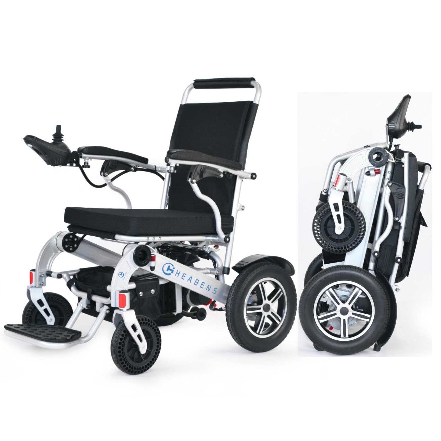 HBS0014 extra wide electric wheelchair lightweight bariatric motorized wheelchair foldable powerchair for senior