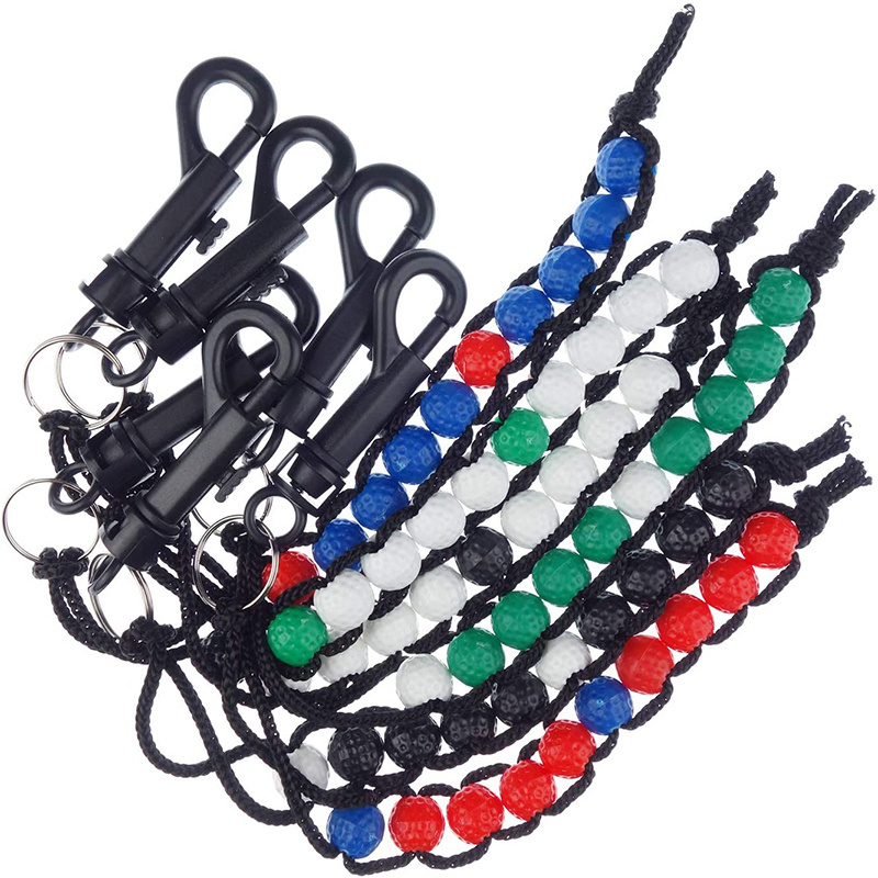 Factory Wholesale Golf Accessory Golf Deluxe Bead Stroke Score Counter With Clip