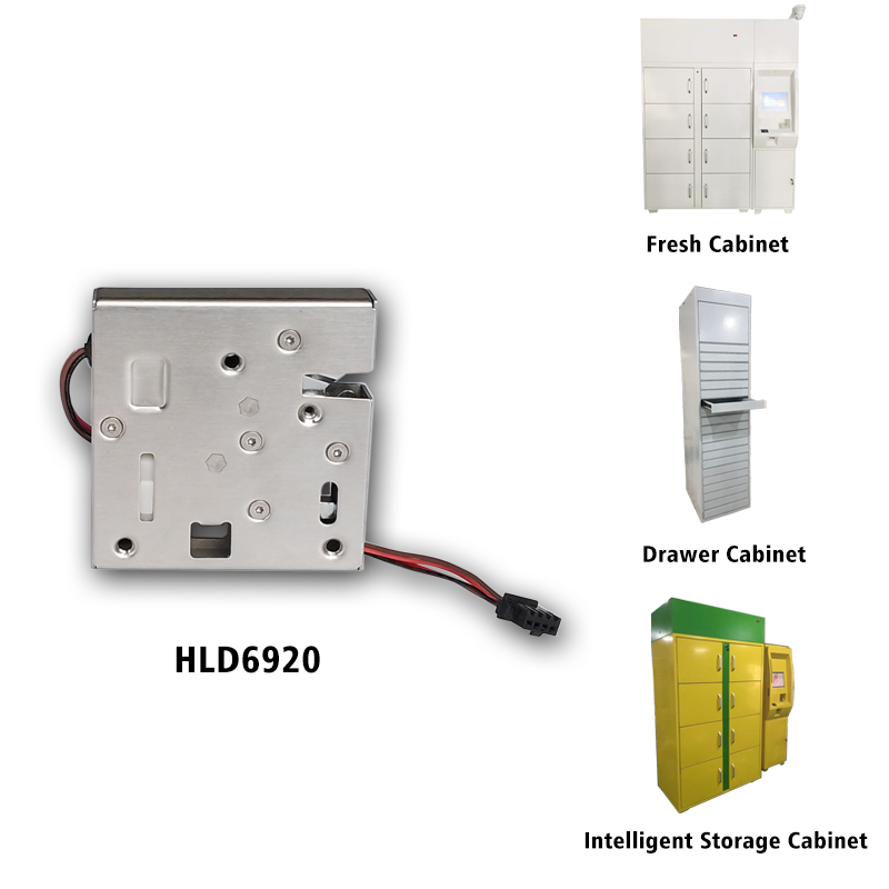 HLD6920 Small Supermarket Storage Cabinet Door Lock 7V 12V 24V Mailbox Lock Vending Machine Mini Electric Control Lock