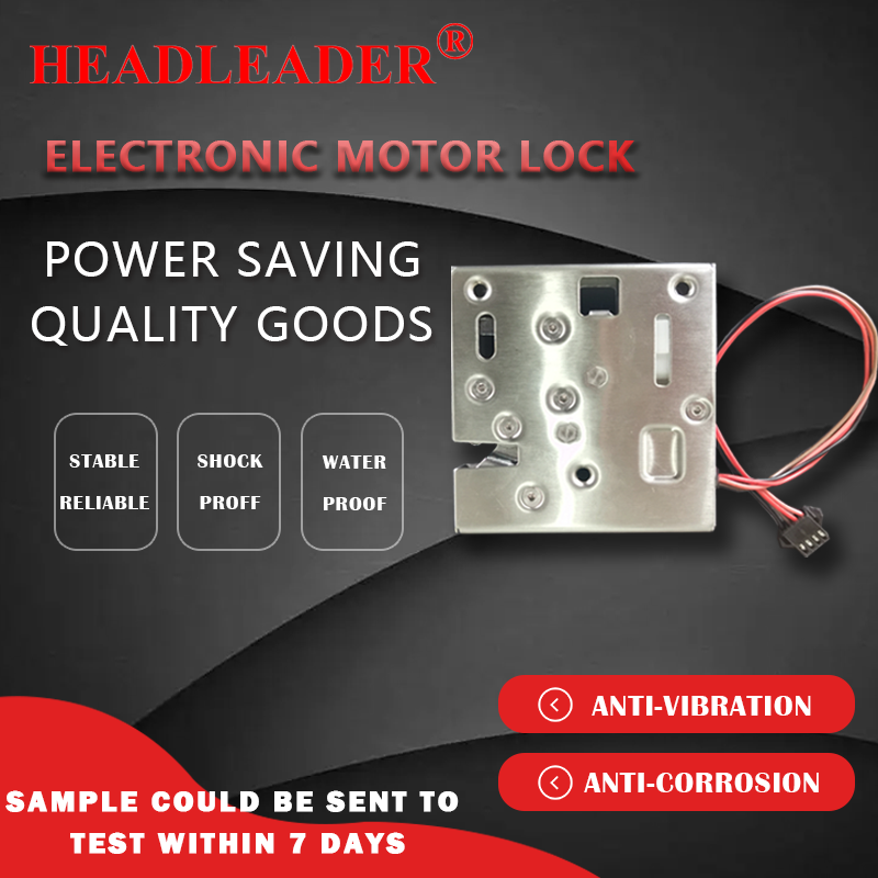 Headleader Electromechanical Locks Waterproof Electronic Motor Servo acrylic display cabinet Lock for Logistics Locker Express