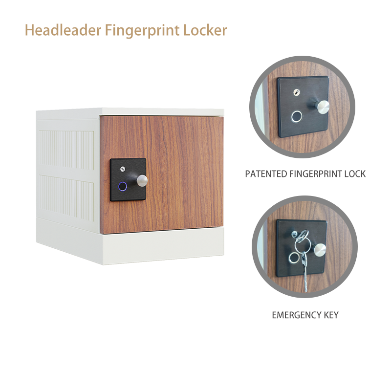 Headleader staff locker smart rfid battery password cabinet locker lock Fingerprint Lock Locker for School Library Gym