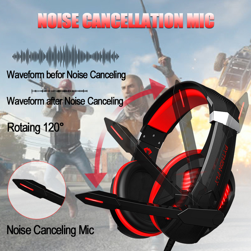 Wholesale PS4 Audifonos 7.1 Gaming Headphones PC Headset Earphone Gamer With Mic RGB Light For Computer