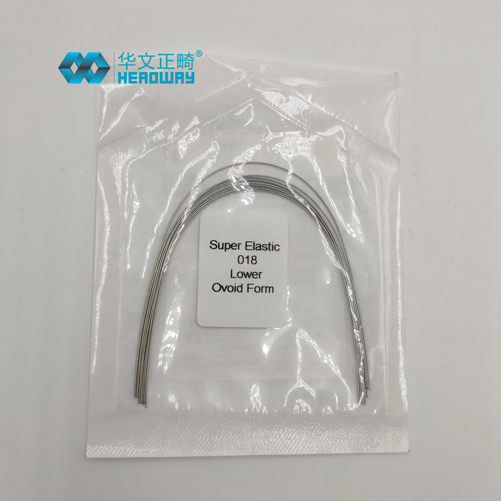 Wholesale High Elasticity Dental Orthodontic Niti Archwire