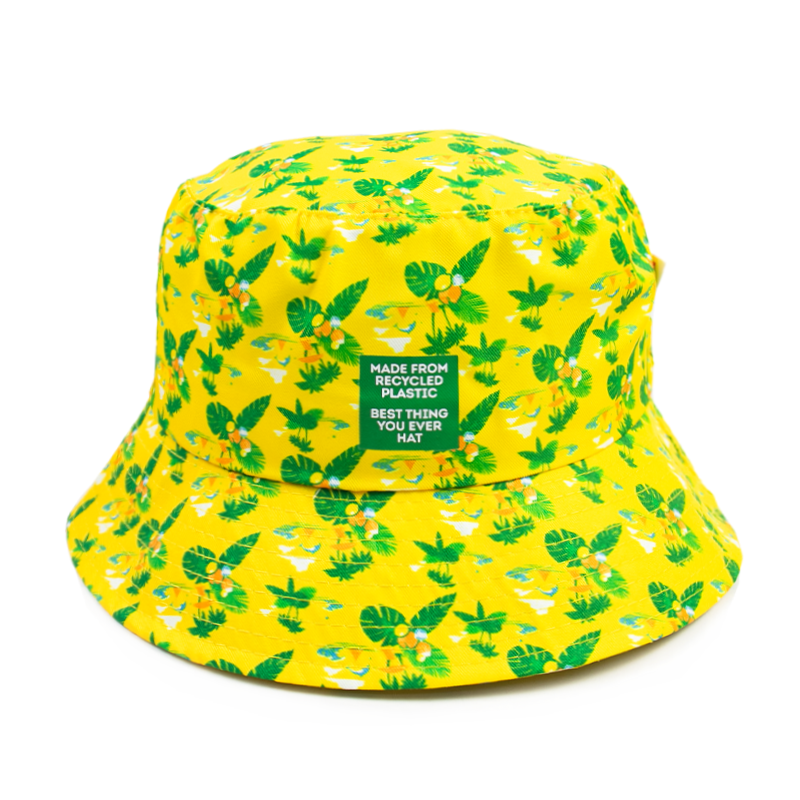 Custom RPET 100% Polyester Outdoor Summer Quick Dry Fisherman Cap Unisex Bucket Hat for Travel