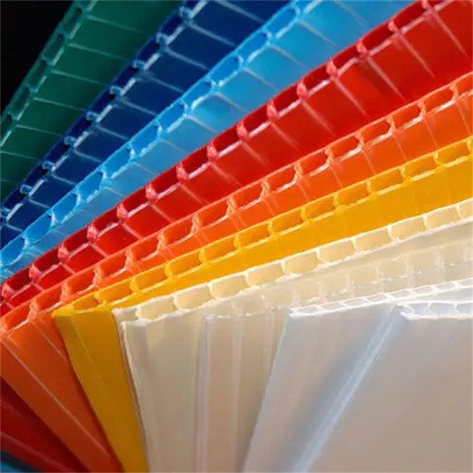 Customized PP Corrugated hollow  Plastic correx corflute anti-fire board