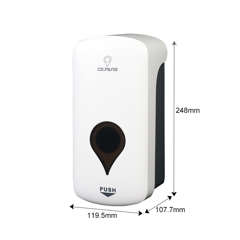 Commercial Luxury ABS Refillable Wall Mounted Large Capacity 1000ml Manual Soap Dispenser