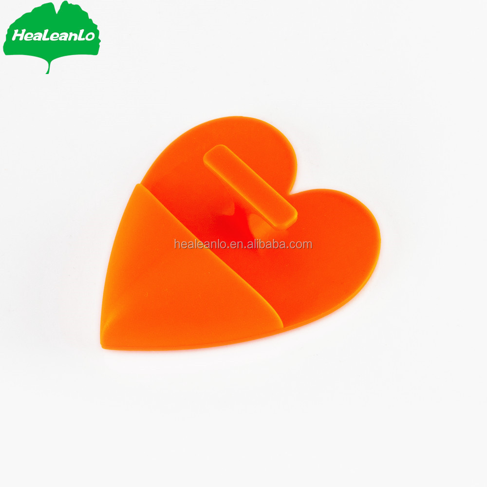 HeaLeanLo silicone heart shape wash face brush facial exfoliator cleansing pad brush for sensitive skin