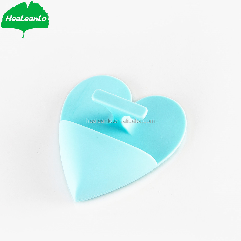 HeaLeanLo silicone heart shape wash face brush facial exfoliator cleansing pad brush for sensitive skin