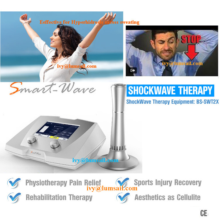 Extracorporeal Shockwave Therapy Device for Excessive Underarm Sweating (Hyperhidrosis)