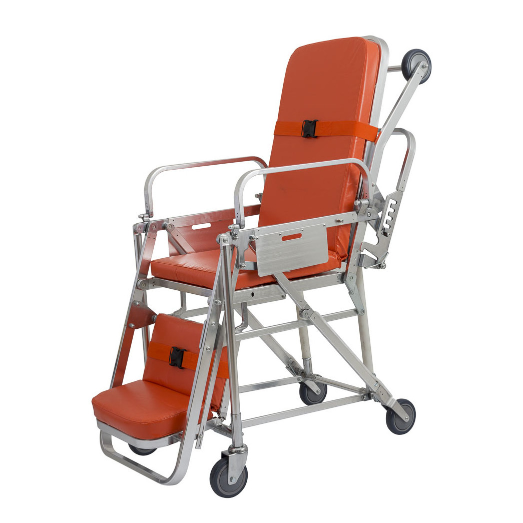 H-3E Aluminum Alloy Emergency Automatic Loading Folding Ambulance Patient Chair Stretcher