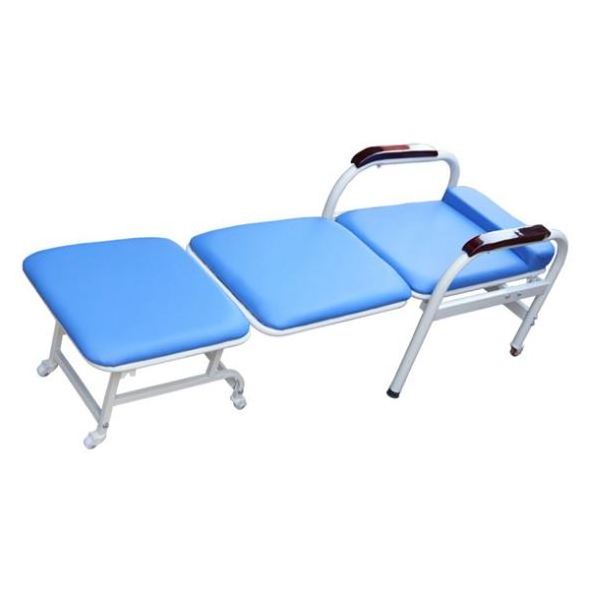 Cheap Price Portable Hospital Chair Foldable Multi-function Bed Accompany Folding Bed Chair