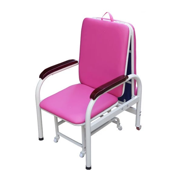 Cheap Price Portable Hospital Chair Foldable Multi-function Bed Accompany Folding Bed Chair