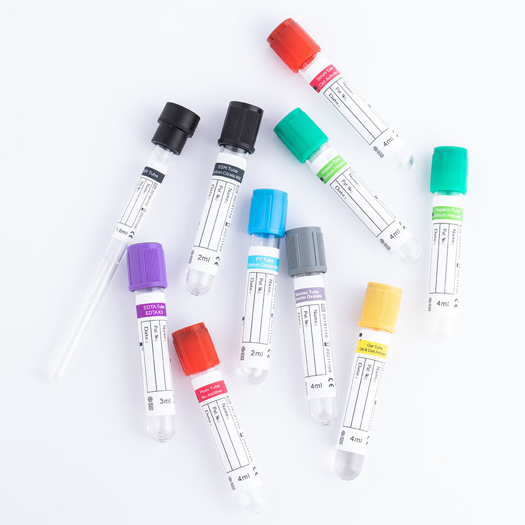 Disposable K2 K3 Vacuum Blood Collection Tube PET Plastic EDTA Tube for laboratory