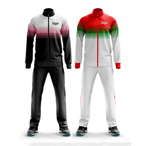 Polyester Custom Men'S Tracksuit Customized Sports Tracksuit