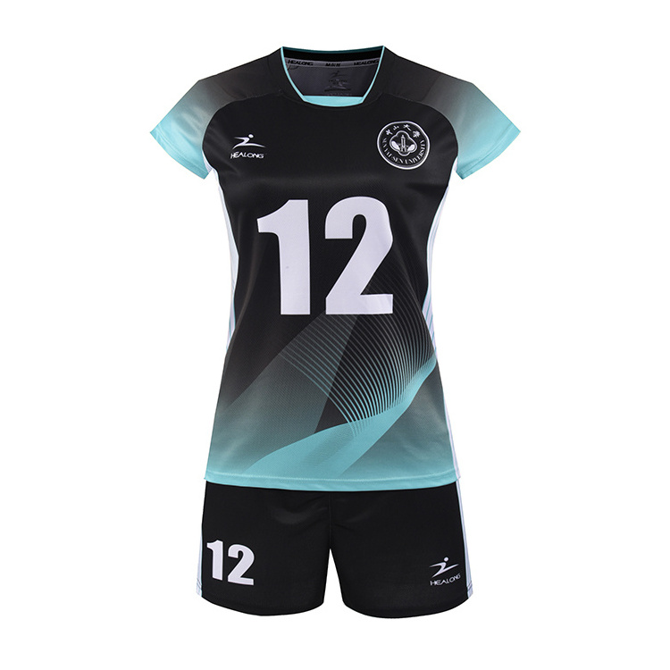 Healong Printed Custom Design Men'S Volleyball Jersey