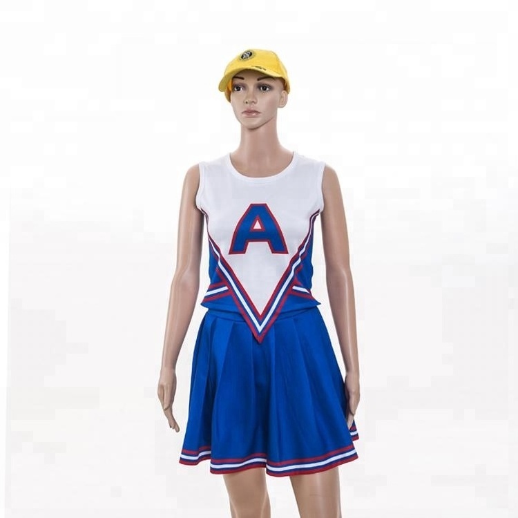 OEM Unique Custom cheerleading dress Sublimation Design Pattern Long Sleeve Cheerleader Uniform