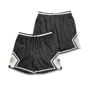 Wholesale Custom Embroidery Blank Basketball Shorts Sublimated Mesh Mens Basketball Shorts