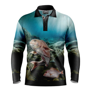 Wholesale Man Fishing Sports Wear Vented Uv Protection Jersey Fishing Shirts