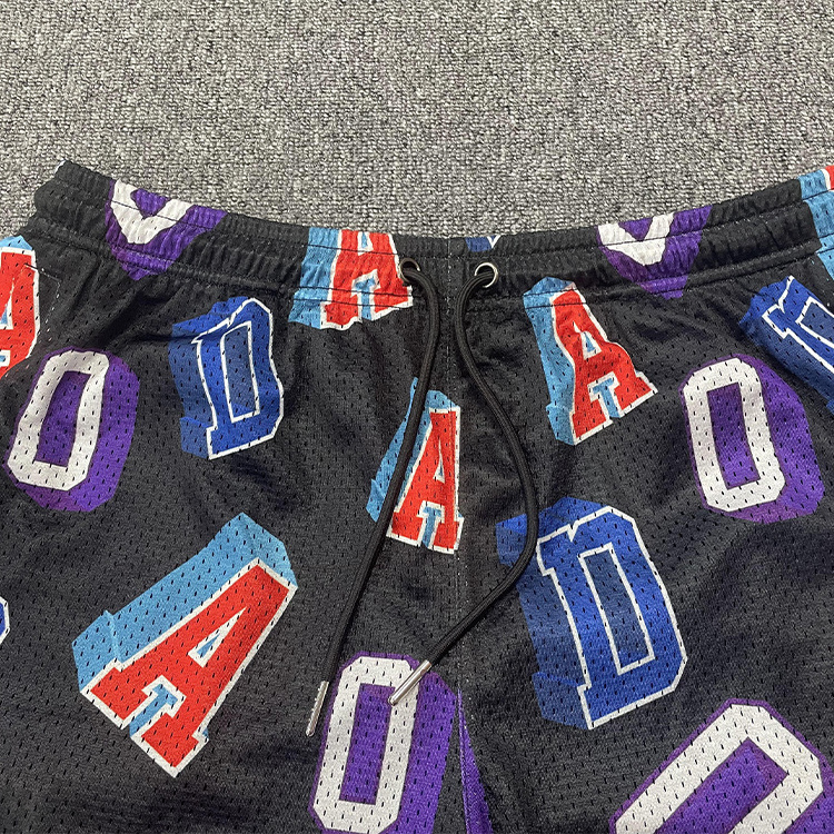 Hot Sale Blank Men Sports Shorts High Quality Custom Design Mesh Basketball Shorts