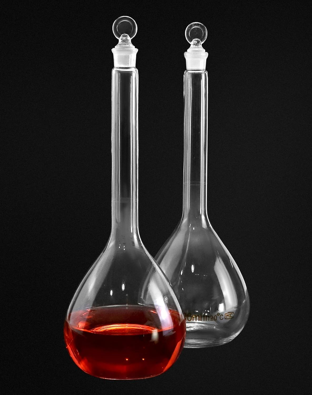 Pyrex 5000 ml 1000ml 250ml 100ml high 3.3 borosil glass volumetric flask