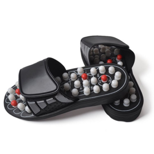 Vibrating massage shoes electric slipper for foot blood circulation