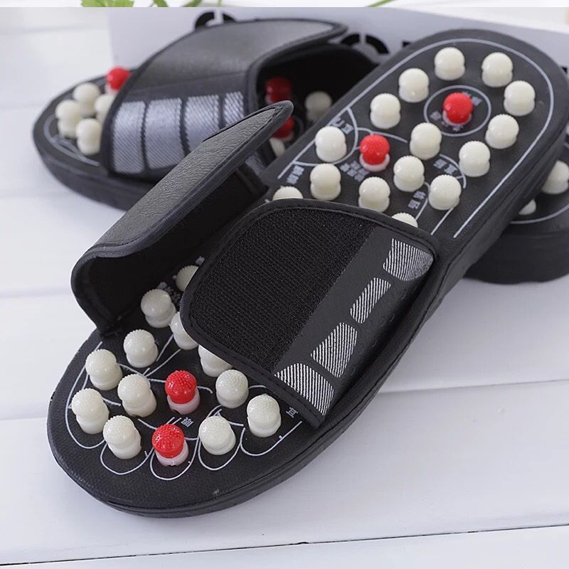 Vibrating massage shoes electric slipper for foot blood circulation