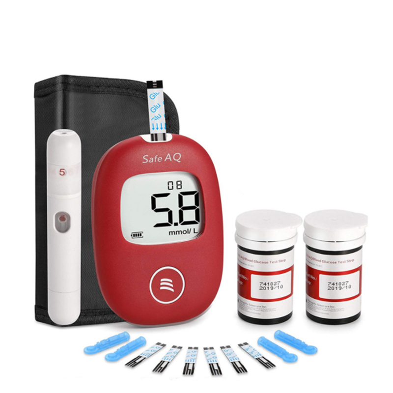 Glucometer With Test Strips Electronic Digital Blood Glucose Meter