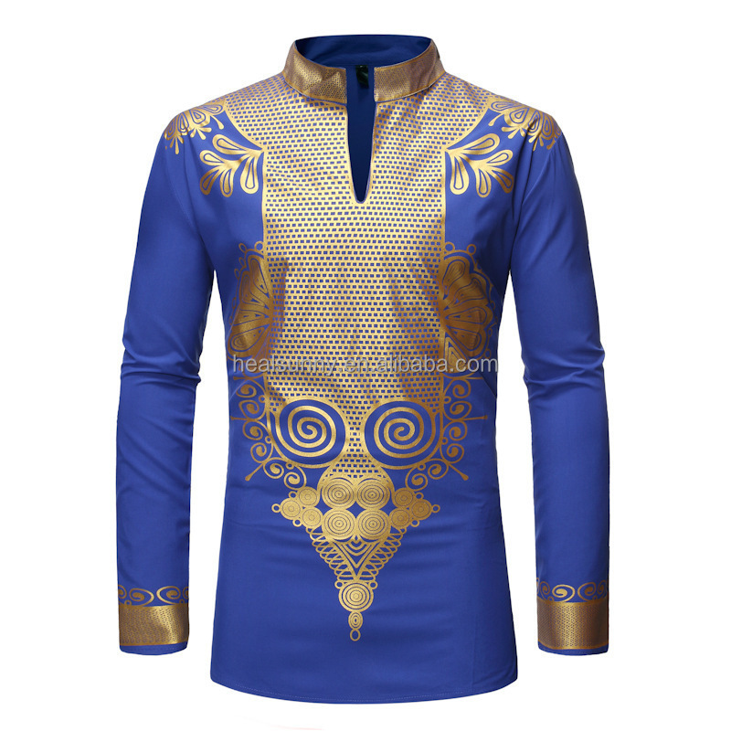 Customized two-piece African clothes for men african men clothing suit