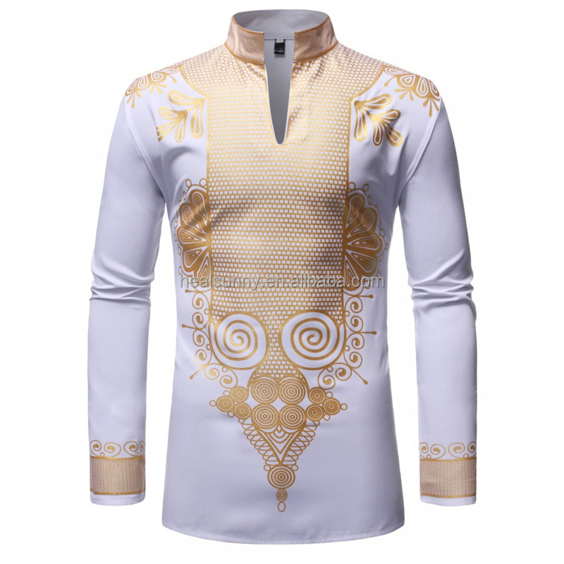 Customized two-piece African clothes for men african men clothing suit