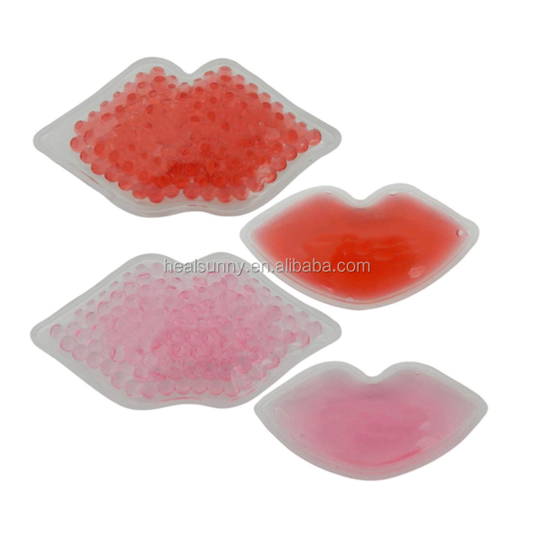 Red Lip Shape Cold Gel Pack / Ice Gel Pad / Cute Ice Pack Reusable