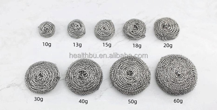 Stainless Steel Scourer for Cleaning Dish Pots Pans Grills Stainless Steel Scrubber for Kitchen Sinks Cleaning