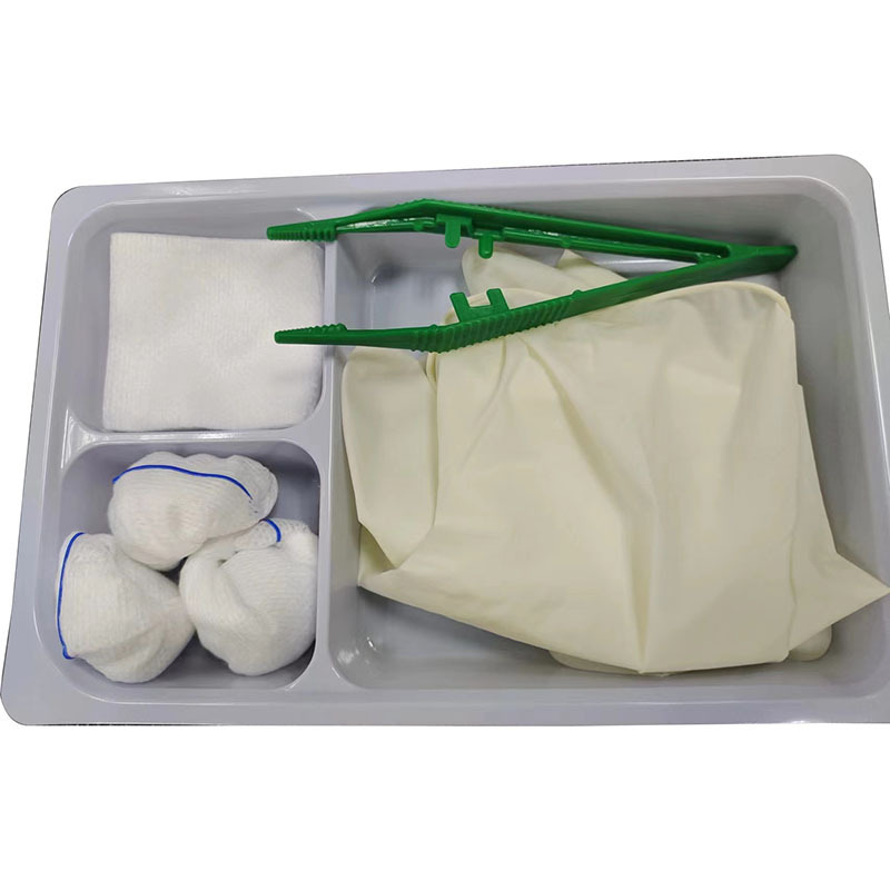 Customized disposable dressing set medical dressing pack sterile wound dressing kit