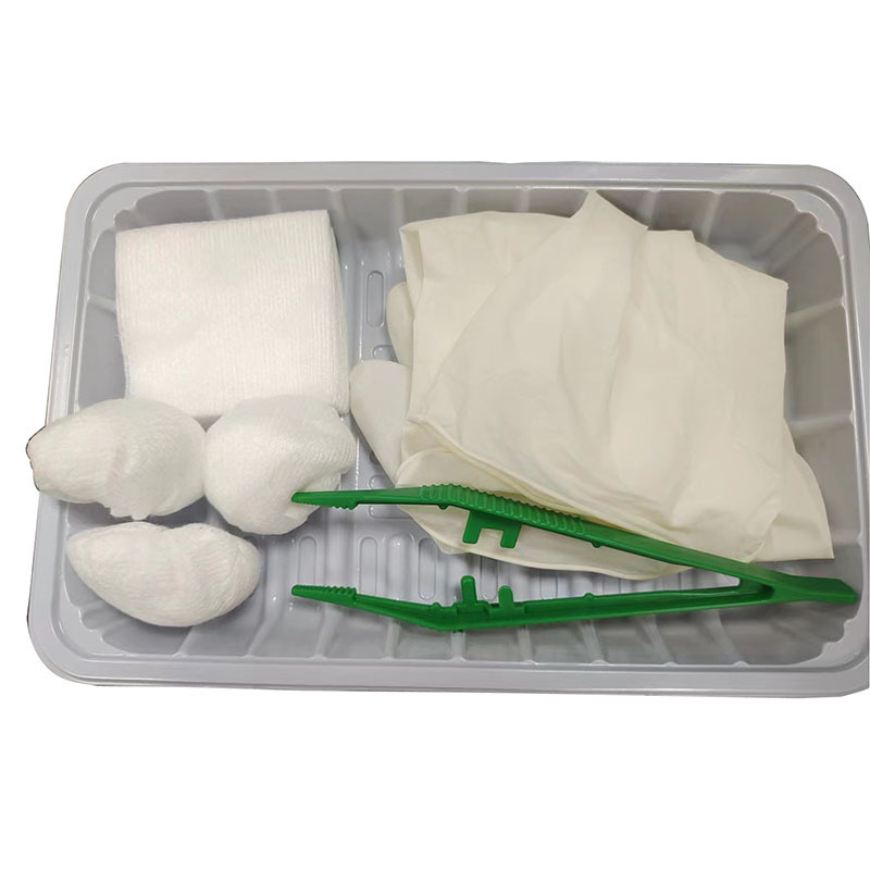 Customized disposable dressing set medical dressing pack sterile wound dressing kit