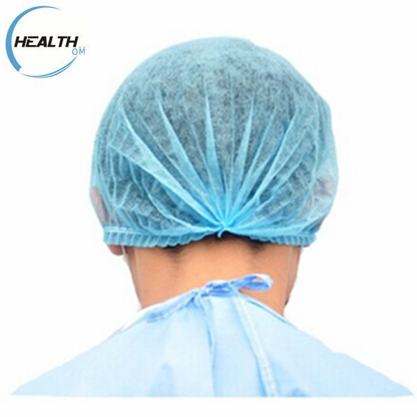 Disposable Hair Dust Net Mob Caps Stretch Non Woven Bouffant Spa Cap Black Pink Yellow Green Blue