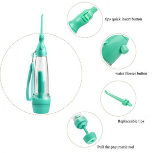 best top water flosser Private Portable manual air floss cordless water flosser oral care Irrigator Tooth Cleaner