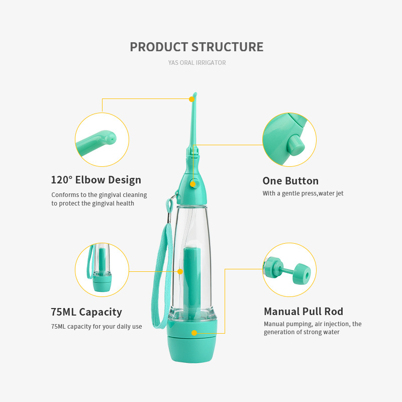 Quality Guaranteed FCC&RoHS&CE Approved Home Use Daily Deep Cleaning Water Flosser OEM manual teeth washing