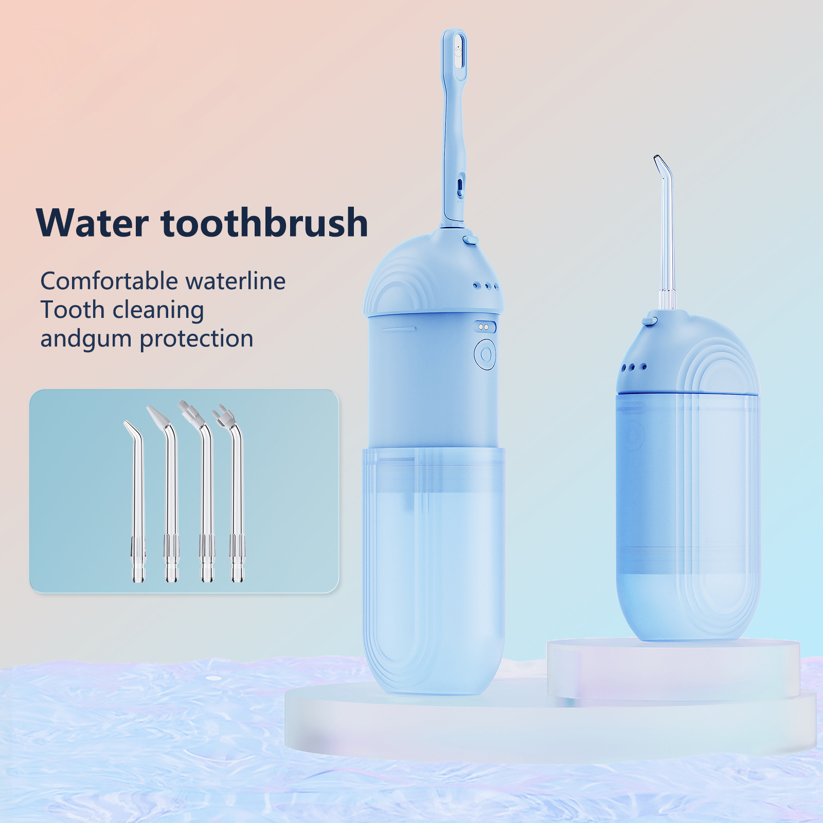 Dental Whitening oral cleaner irrigator water flosser machine Electric teeth care dental flosser tankless for teeth