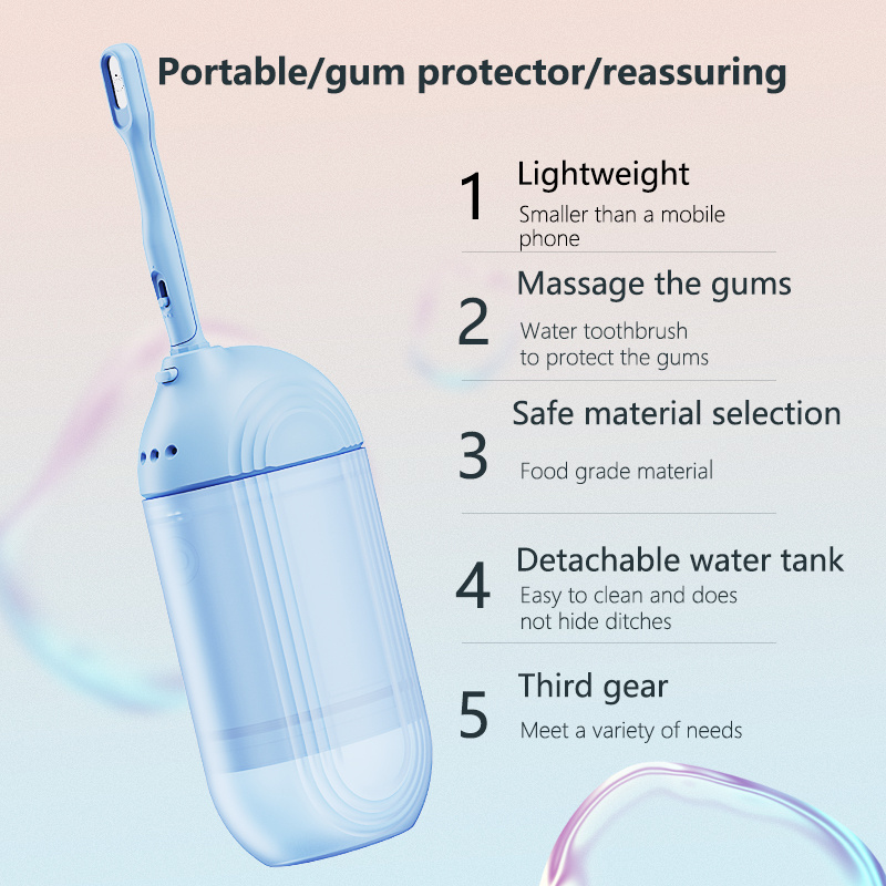 Dental Whitening oral cleaner irrigator water flosser machine Electric teeth care dental flosser tankless for teeth