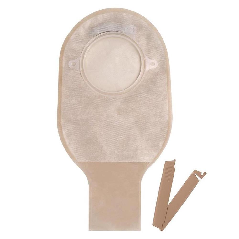 Top selling 2 piece ostomy bag open reusable stoma bag medical quality colostomy bag with clip