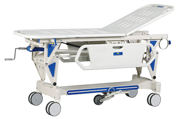 Hot sell clinic hospital manual transfer stretcher emergency bed