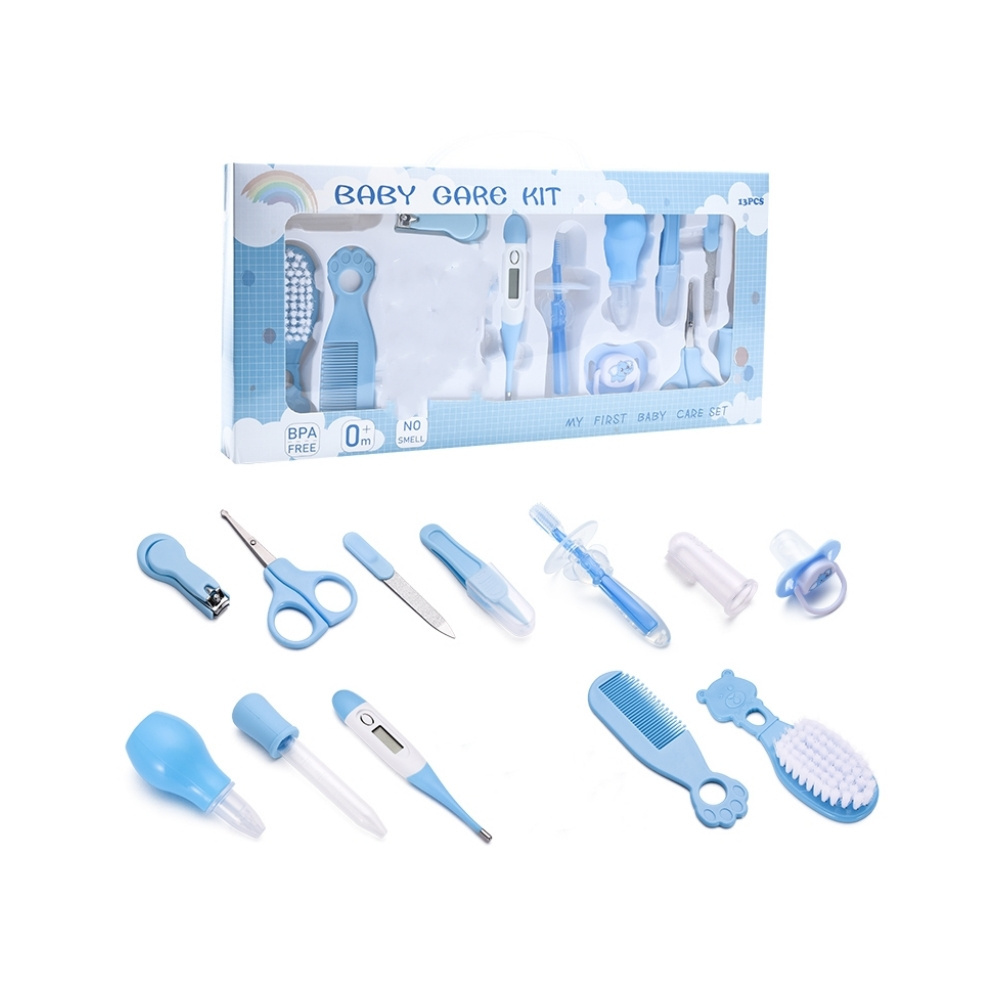 2022 New Arrive 12pcs Baby Nail Care Grooming Set Safety Baby Care Kit