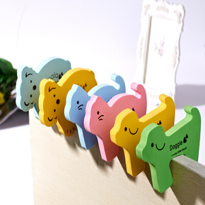 Factory Wholesale Baby Safety Product Door Guard EVA Cute Animal Baby Door Stopper