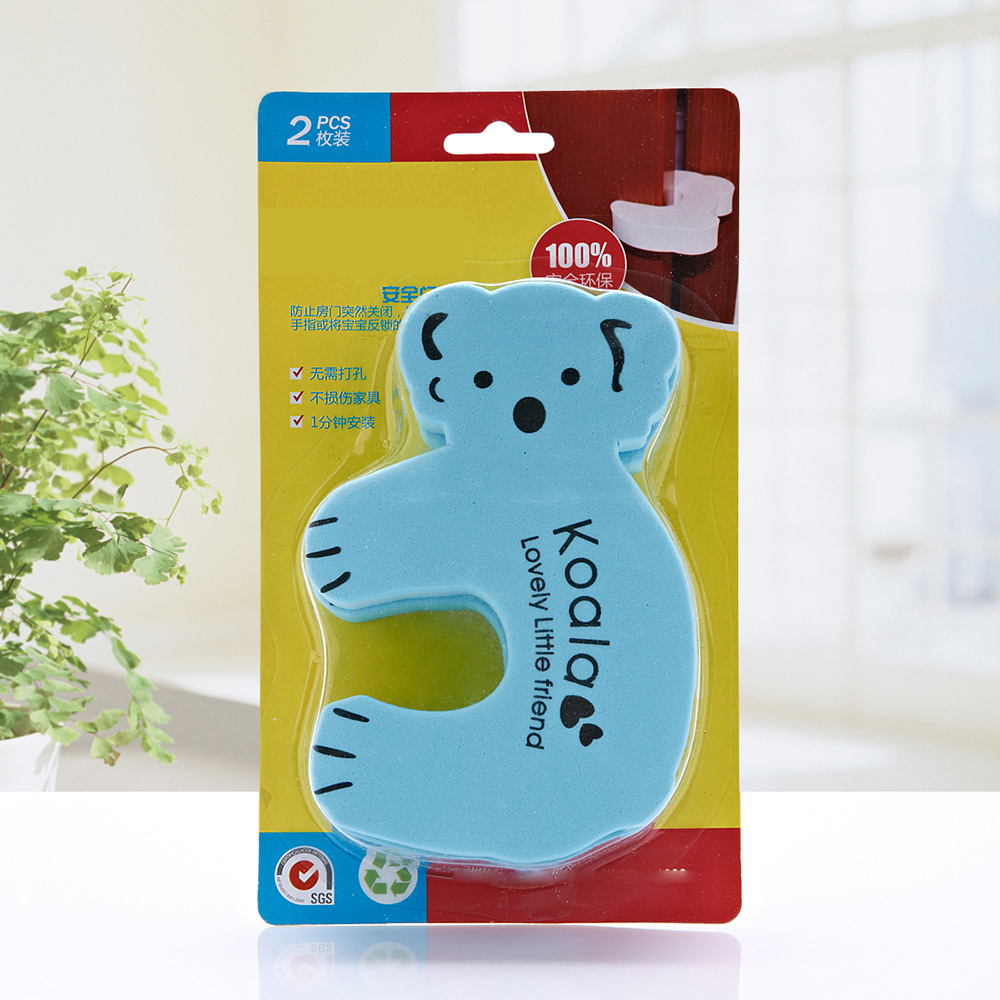 Factory Wholesale Baby Safety Product Door Guard EVA Cute Animal Baby Door Stopper